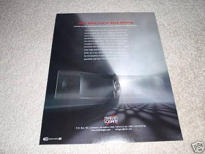 Martin Logan Center Channel Speaker Ad from 1998