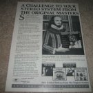 MFSLVinyl Doors,Beatles,Kenny Roger AD from 1981,RARE!