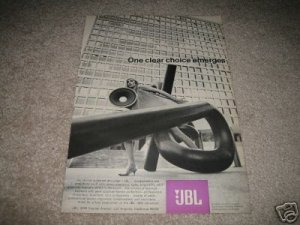 JBL Ad from 1968, Sculpture