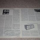 Tandberg 9200 XD Open Reel Review,2 pgs,1974, Full Test