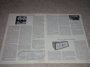Tandberg 9200 XD Open Reel Review,2 pgs,1974, Full Test