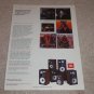 JBL Speaker Ad, 1983, John Lennon,Police,REO,1 pg, RARE