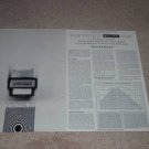 Shure V15 Type II Cartridge Ad, 1966,Articles,Graphs