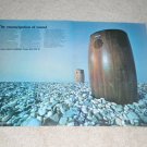 Sony Omni-Radials Speaker Ad, 1970, 2 pgs, Very Rare!
