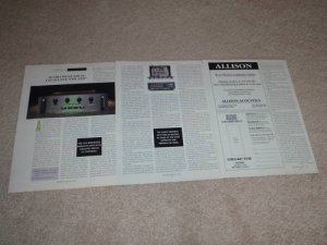 Audio Research LS3 B Preamp Review,1993, Original,3 pgs