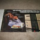 Pioneer A-9 Amp,CT-9r Cassette Ad from 1981,4 pages!
