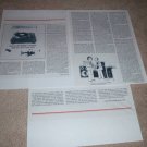 Denon DP-6000 Turntable,DA-307 Tone Arm Review,1979