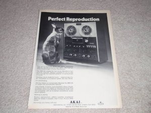 Akai QUAD 280D-SS Open Reel Ad,1972,Article, Nice Ad!