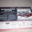 4 page Miracord Xa-100 Turntable Brochure 1955, RARE!