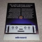 Audio Research EC22 X-over Ad,2 sided,1990,specs,inside