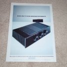 Musical Fidelity A1000 Class A Preamp Ad,1994, Rare Ad!