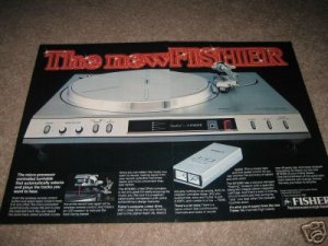 Fisher MT6360 Turntable,computer controlled Ad fr 1981