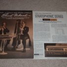 Harman Kardon SR900 Receiver Ad, 1964, Specs, Article