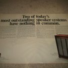 ADC 18A Speaker Ad from 1968,ADC 404 2 page Ad