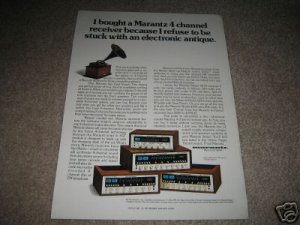 Marantz QUAD 4270,4300,4220,4230 Receiver Ad 1973