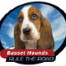 BASSET HOUND CAR WINDOW DECAL