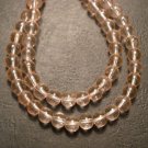 1 11-12" 4mm Pink Glass Round Bead Strand RG04-08
