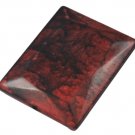 1 Acrylic Pendant Dark Red Rectangle 39mm NEW PD39-25