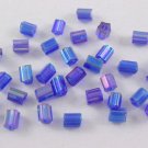20g 2 Cut Glass Seed Bead 11/0 Blue Loose SG11-05