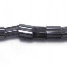 20g 2 Cut Glass Seed Bead 11/0 Black Loose SG11-10