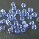 20g Glass Seed Bead Light Blue 12/0 Loose SG12-36