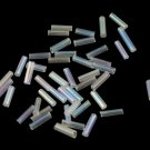 20g Glass Bugle Bead 6mm White Loose GG06-31