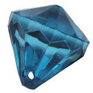2 Acrylic Cone Pendant Dark Cyan 17mm PA17-05