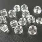 20g Glass Seed Bead 6/0 Loose Clear SG06-09