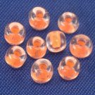 20g Glass Seed Bead 6/0 Loose TransOrange SG06-02