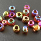 20g Glass Seed Bead 6/0 Loose Trans Rainbow SG06-12