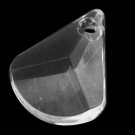 10 Acrylic Beads Drop Clear 16mm PA16-09