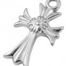 2 Acrylic Pendant Charms Cross 24mm PA24-43