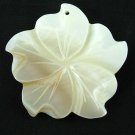 1 Shell Pendant Flower 37mm NEW PD37-45