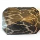 1 Acrylic Pendant Grey Rectangle 38mm NEW PD38-10