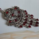 Earrings - Intricately Designed Chandelier Earrings with Stones