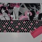Makeup Brush Roll Unique Edgy Design Large Size ~Fun