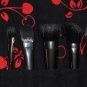 Makeup Brush Holder Roll ~ Washable ~ Gorgeous Cherry