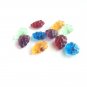 Grape Beads Wine Charm Harvest Mix Purple Gold Greens