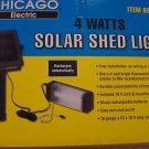 SOLAR POWERED OUTDOOR SHED  BARN GARAGE LIGHT CARPORT