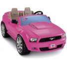 NEW Fisher Price Pink Barbie Ford Mustang Power Wheels