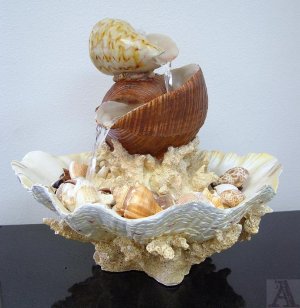 SeaShell Table Top Fountain