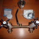 CHICAGO FAUCETS TWO HANDLE SHOWER VALVE WITH SHOWERHEAD