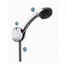 ALSONS HANDSHOWER SHOWER HEAD WHITE NEW 4 SETTINGS