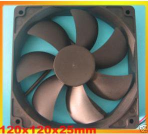 DC Cooling Fan 7 Blade 5V 12V 24V 120mm x 120 mm x25mm