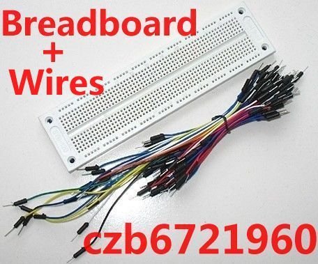 700 Point Solderless PCB Breadboard + 65Pcs Jumpwires For Arduino
