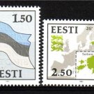 ESTONIA 1991 State Flag Map MNH CV 6 EUR J1611
