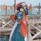 Carnival Venice Masks 2010 Signed Unpublished 12x16 V7