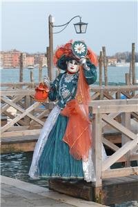 Carnival Venice Masks 2010 Signed Unpublished 12x16 V7