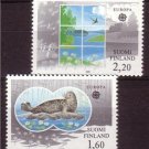 FINLAND 1986 EUROPA Nature Marine Fauna MNH #J766