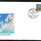 LITHUANIA 1995 Map Motorway Via Baltica FDC J2062